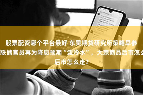 股票配资哪个平台最好 东吴期货研究所策略早参｜美联储官员再为降息预期“泼冷水”，大宗商品后市怎么走？