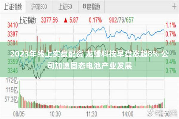 2023年线上实盘配资 龙蟠科技早盘涨超8% 公司加速固态电池产业发展