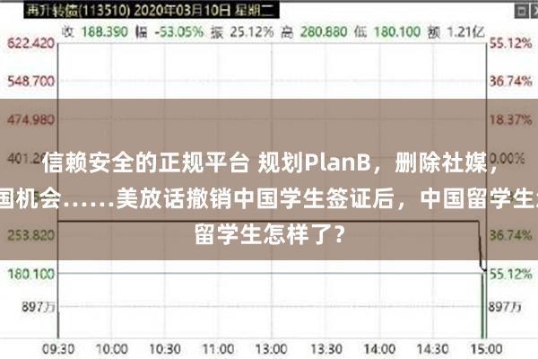 信赖安全的正规平台 规划PlanB，删除社媒，关注他国机会……美放话撤销中国学生签证后，中国留学生怎样了？