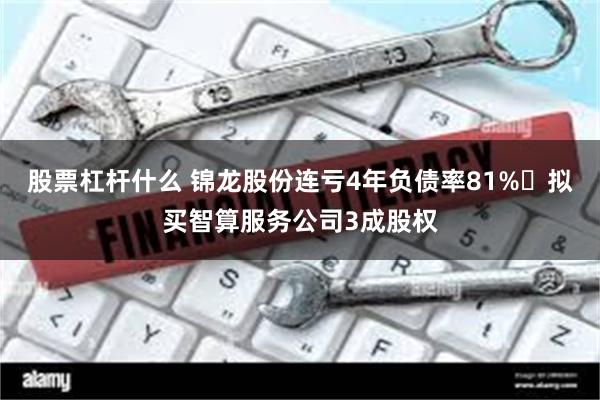 股票杠杆什么 锦龙股份连亏4年负债率81% 拟买智算服务公司3成股权