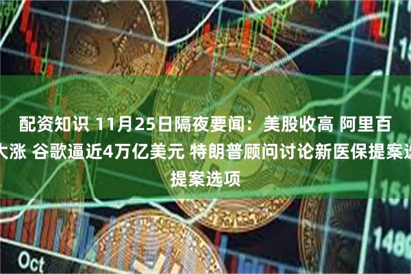 配资知识 11月25日隔夜要闻:美股收高 阿里百度大涨 谷歌逼近4万亿美元 特朗普顾问讨论新医保提案选项