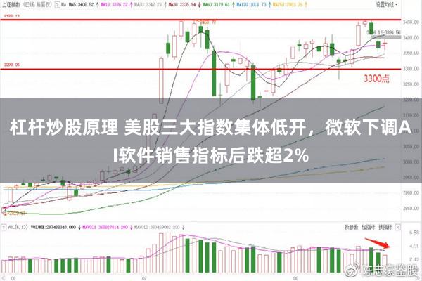 杠杆炒股原理 美股三大指数集体低开,微软下调AI软件销售指标后跌超2%
